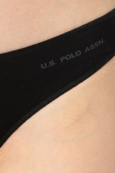 U.S. Polo Assn. Set de chiloti din amestec de modal cu detaliu logo - 5 perechi Femei
