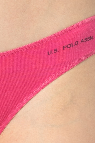 U.S. Polo Assn. Modáltartalmú bugyi szett logós részlettel - 5 darab női