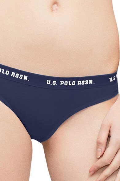 U.S. Polo Assn. Бикини с лого на талията - 3 чифта Жени