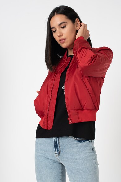 Love Moschino Jacheta bomber cu broderie logo pe partea din spate Femei