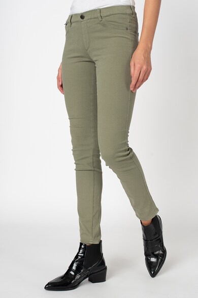 Love Moschino Jeggings din denim cu nasture decorativ Femei