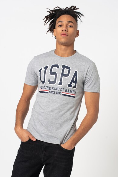 U.S. Polo Assn. Tricou slim fit cu imprimeu logo 1 Barbati