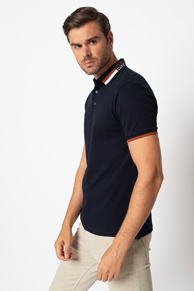 Emporio Armani Tricou polo regular fit cu detalii contrastante Barbati