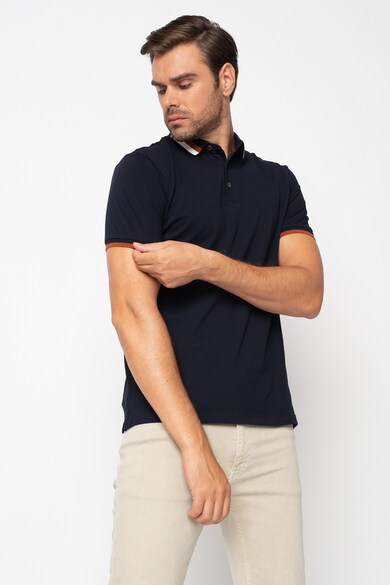 Emporio Armani Tricou polo regular fit cu detalii contrastante Barbati