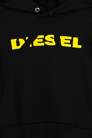 Diesel Hanorac de bumbac cu imprimeu logo Fete