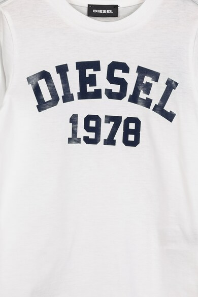 Diesel Buza de bumbac cu imprimeu logo Fete