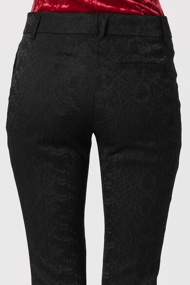 Versace Jeans Pantaloni crop cu textura cu aspect de piele de sarpe Femei