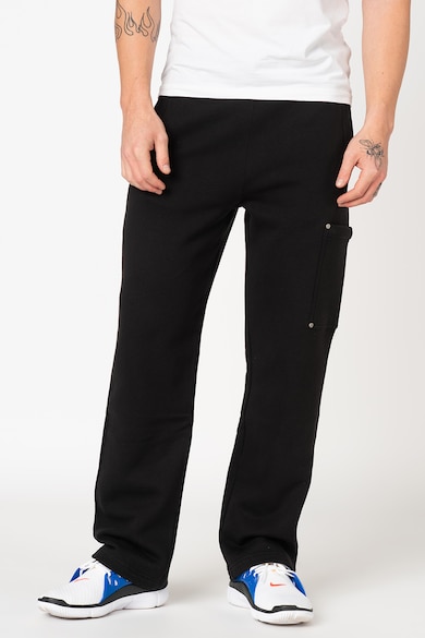 Versace Jeans Pantaloni sport cu croiala dreapta si banda logo elastica Barbati