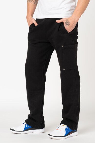 Versace Jeans Straight fit szabadidőnadrág logós pánttal férfi