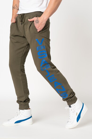 Versace Jeans Pantaloni sport cu imprimeu logo Barbati