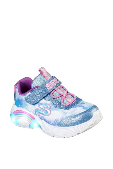 Skechers Pantofi sport cu inchidere velcro S Lights: Rainbow Racer Fete