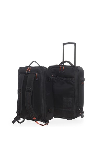 Mandarina Duck Troler  WARRIOR, Black, 35x55x20 cm Femei