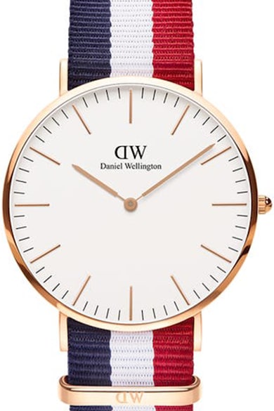 Daniel Wellington Ceas cu o curea din material textil cu model in dungi Barbati