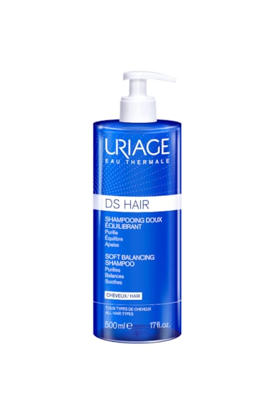 Uriage Ребалансиращ шампоан  DS Hair, С термална вода, 500 мл Мъже