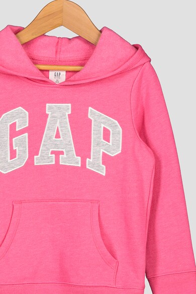 GAP Hanorac casual, fete, cu aplicatie logo, Roz Fete