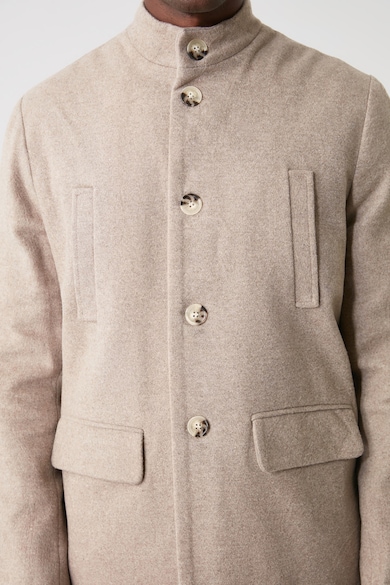 Trendyol Állógalléros kabát gombokkal férfi