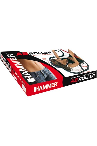 Hammer AB-Roller hasizomerősítő, Fekete/Piros férfi