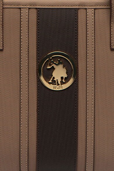 U.S. Polo Assn. Geanta tote texturata cu garnitura contrastanta Femei