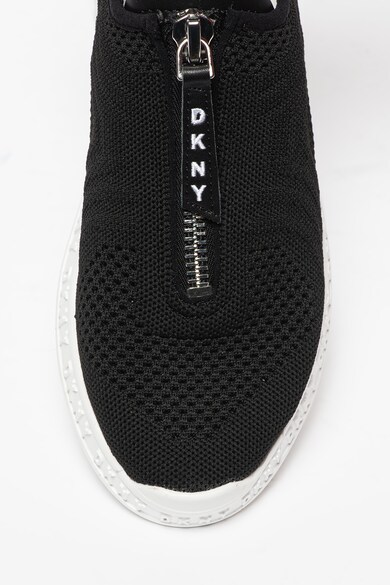 DKNY Pantofi sport de plasa cu fermoar si garnituri de piele Melissa Femei