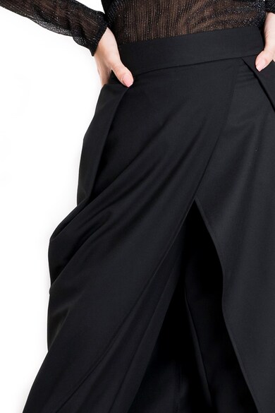 BLUZAT Pantaloni crop cu strast exterior asimetric Femei