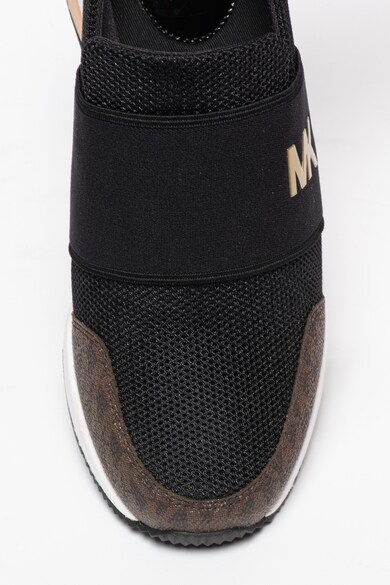 Michael Kors Pantofi sport slip-on de piele si material textil Femei