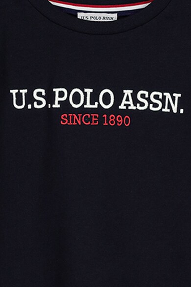 U.S. Polo Assn. Kerek nyakú logómintás felső Fiú