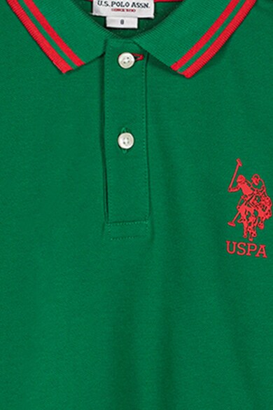 U.S. Polo Assn. Bluza polo din material pique Baieti