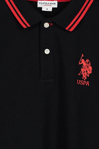 U.S. Polo Assn. Bluza polo din material pique Baieti
