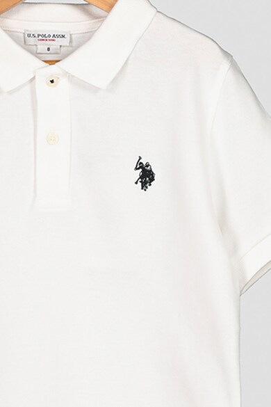 U.S. Polo Assn. Tricou polo din bumbac cu broderie logo Baieti