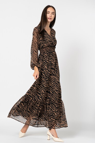 Liu Jo Rochie cu decolteu in V si model animal print Femei