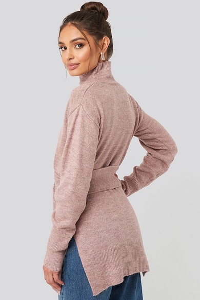 NA-KD Finomkötött pulóver oldalhasítékkal női