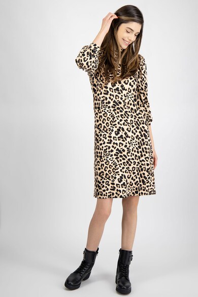 b.young Rochie dreapta cu animal print Femei