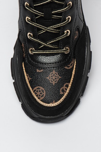 Guess Vastag talpú műbőr sneaker monogramos mintával női