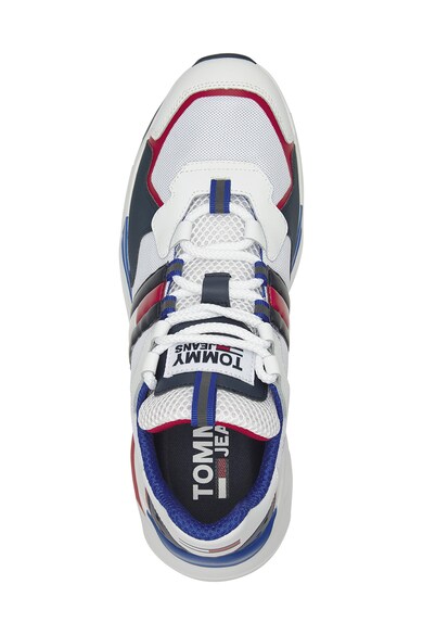 Tommy Jeans Pantofi sport cu garnituri din plasa si piele Barbati