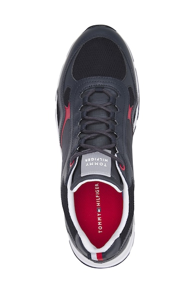 Tommy Hilfiger Pantofi sport cu garnituri din piele si plasa Barbati