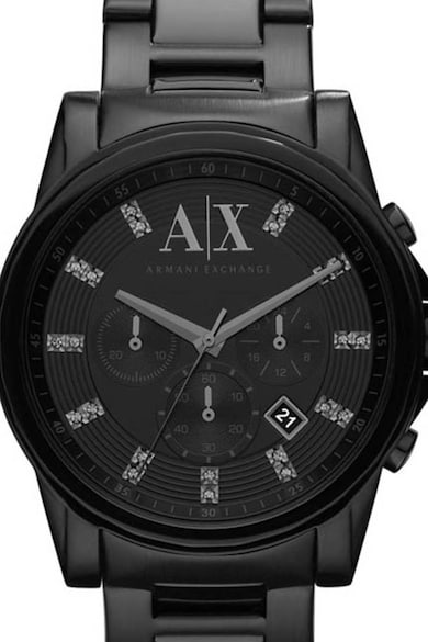 ARMANI EXCHANGE Иноксов часовник с кварц Мъже