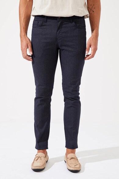 DeFacto Pantaloni slim fit din amestec de bumbac Barbati