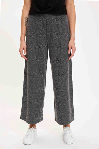 DeFacto Pantaloni crop evazati Femei