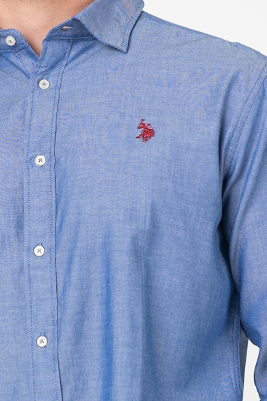 U.S. Polo Assn. Normál fazonú ing hímzett logóval férfi