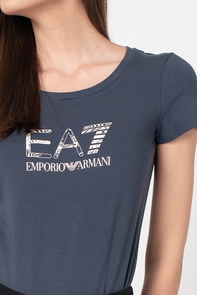 EA7 Kerek nyakú póló logóval női