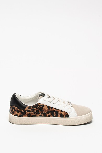 Steve Madden Pantofi sport low cut cu animal print Femei