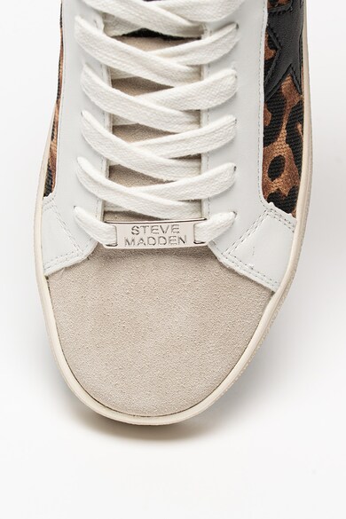 Steve Madden Pantofi sport low cut cu animal print Femei