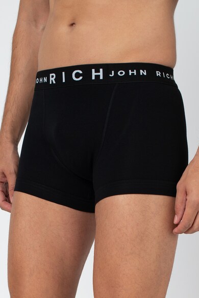 John Richmond Underwear John Richmond, Set de boxeri cu banda cu logo in talie Mikhy - 3 perechi Barbati