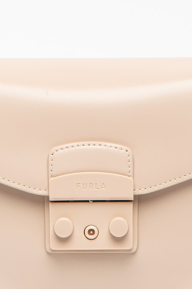 Furla Geanta crossbody din piele cu bareta din lant Metropolis Femei