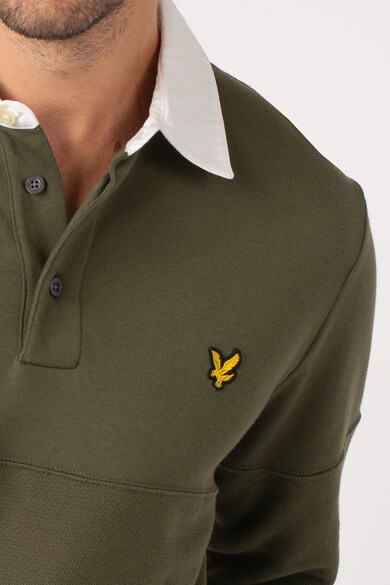 Lyle & Scott Galléros felső logóhímzéses részlettel férfi