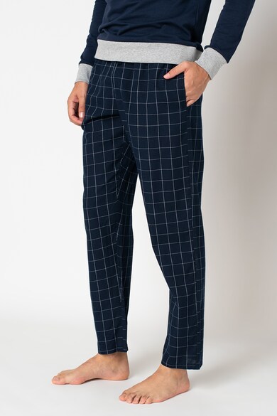 Yamamay Pantaloni lungi de pijama cu model tip plasa Barbati