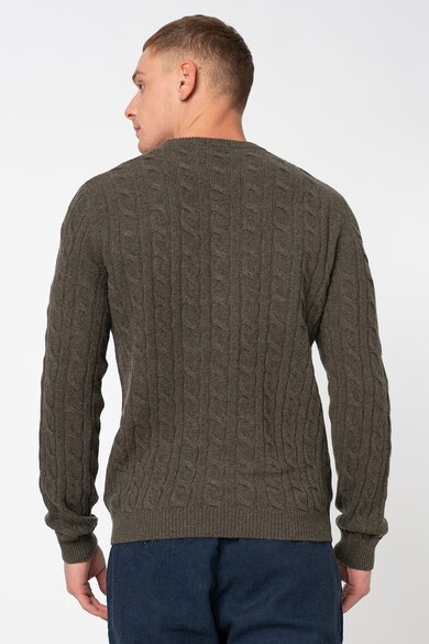 Timberland Vastag kötésmintájú pulóver logóval férfi