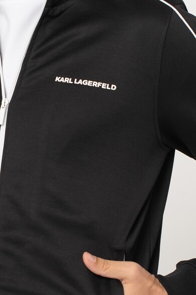 Karl Lagerfeld Jacheta de trening cu garnituri contrastante Barbati