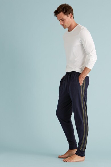 Marks & Spencer Set de pantaloni de pijama de bumbac, cu dungi - 2 perechi Barbati