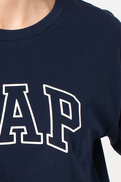 GAP Tricou cu decolteu rotund si imprimeu logo Femei